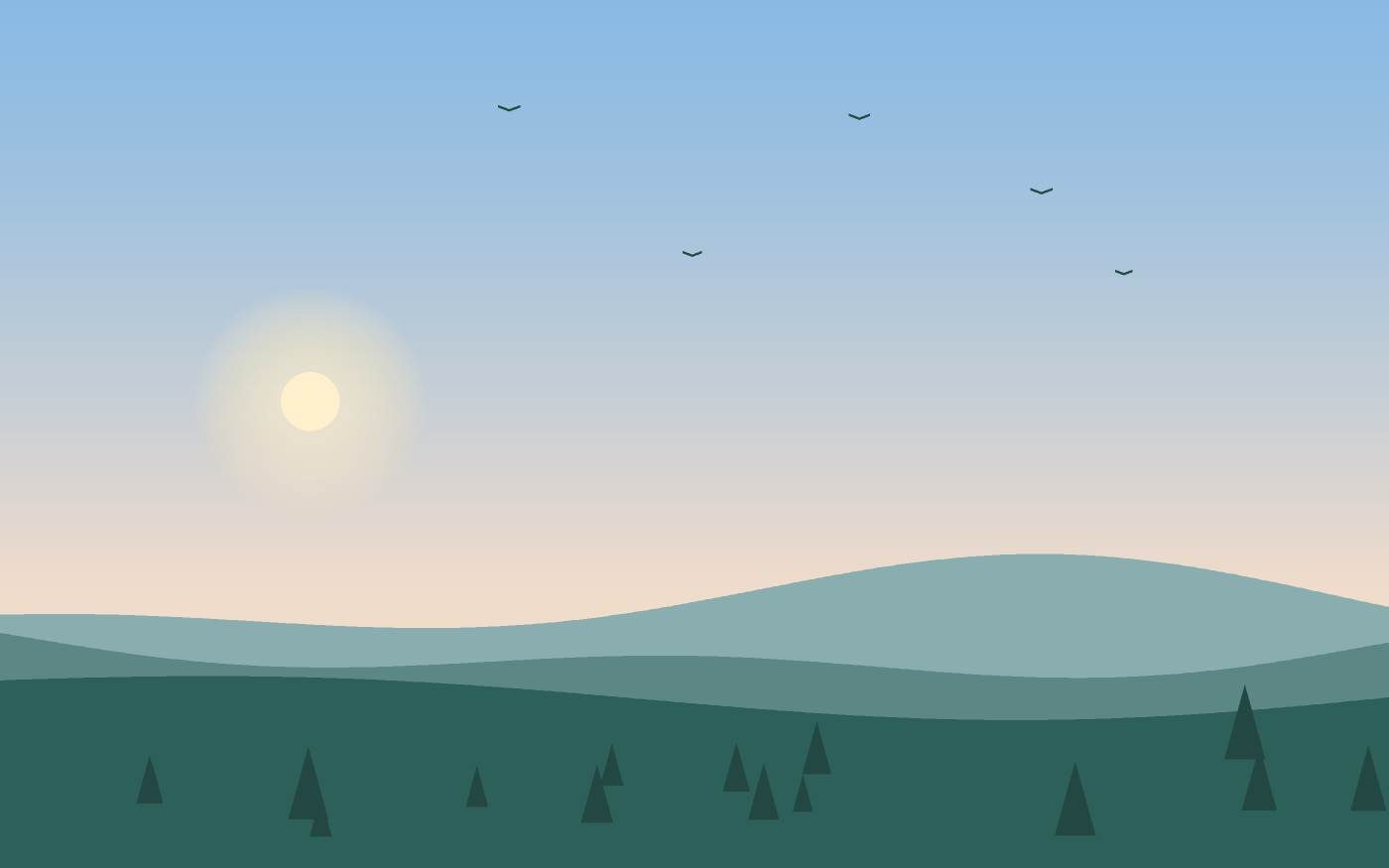 Landschaftsillustration