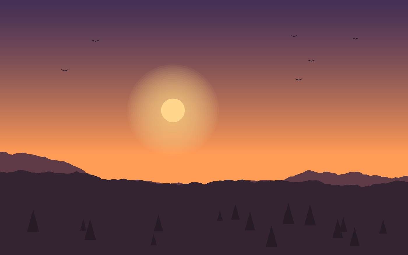 Landschapsillustratie