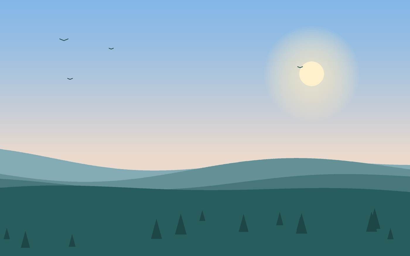 Landschapsillustratie