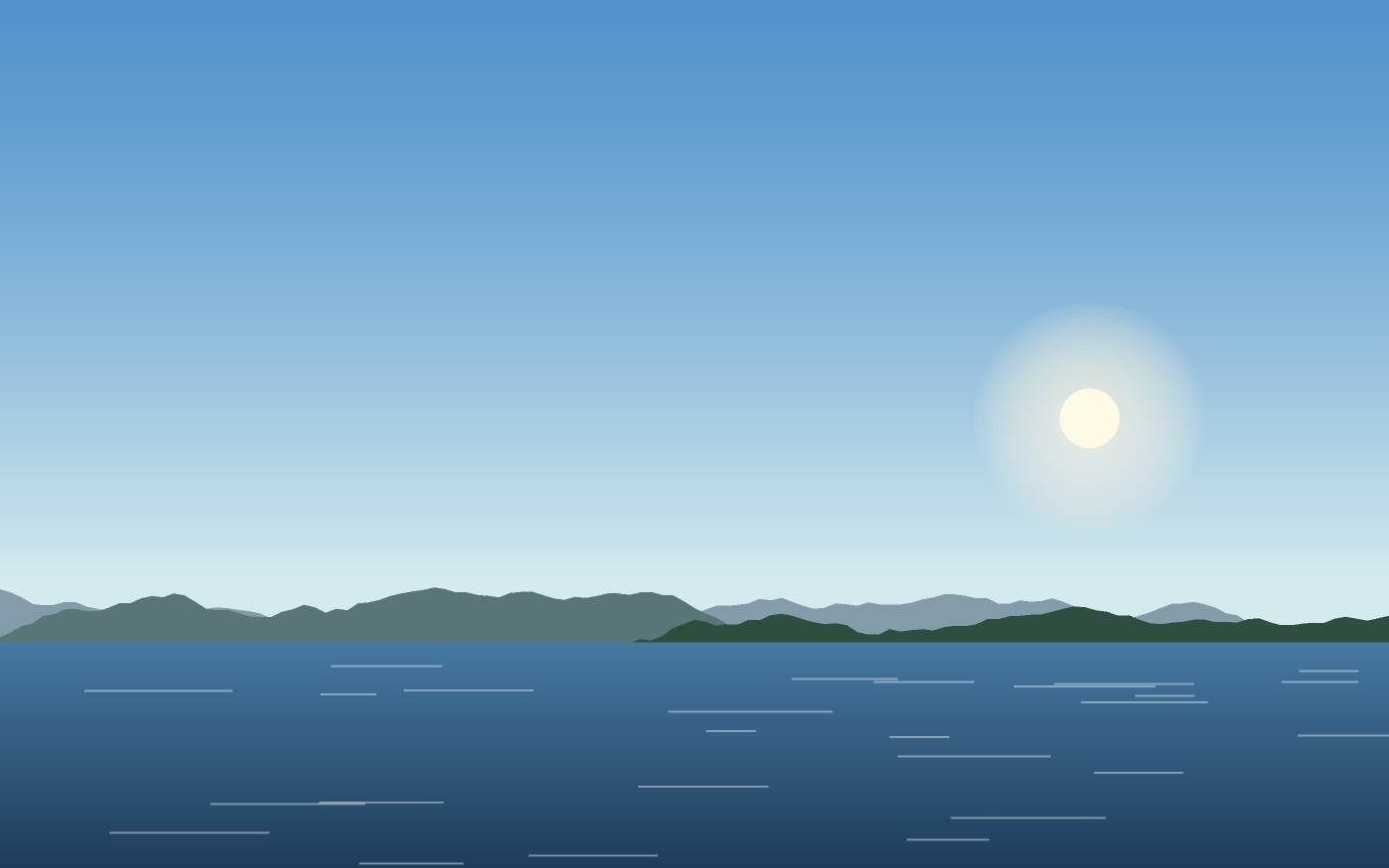 Landschaftsillustration