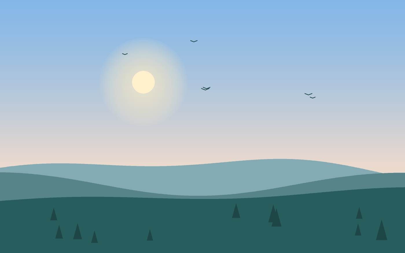 Landschaftsillustration