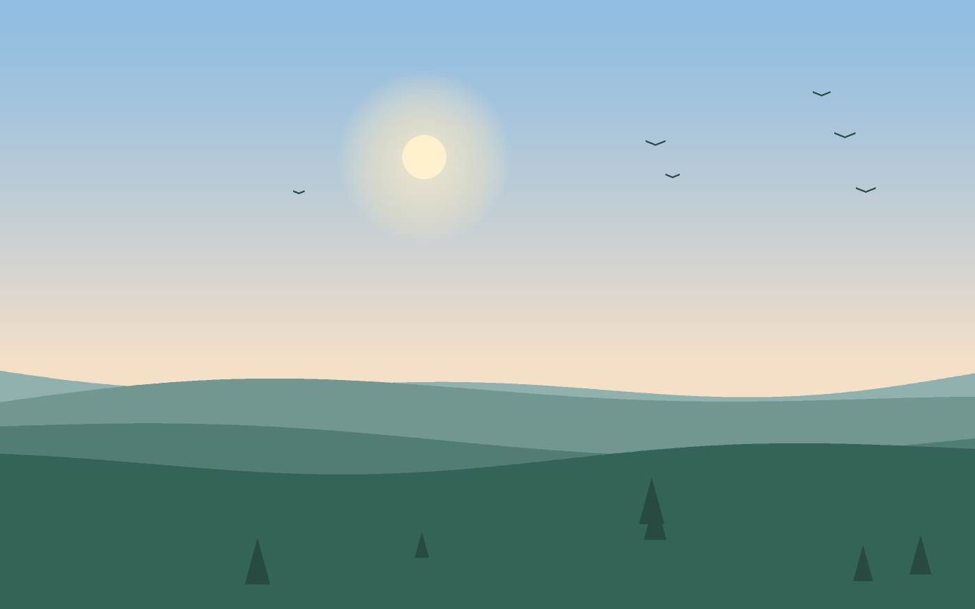 Landschaftsillustration