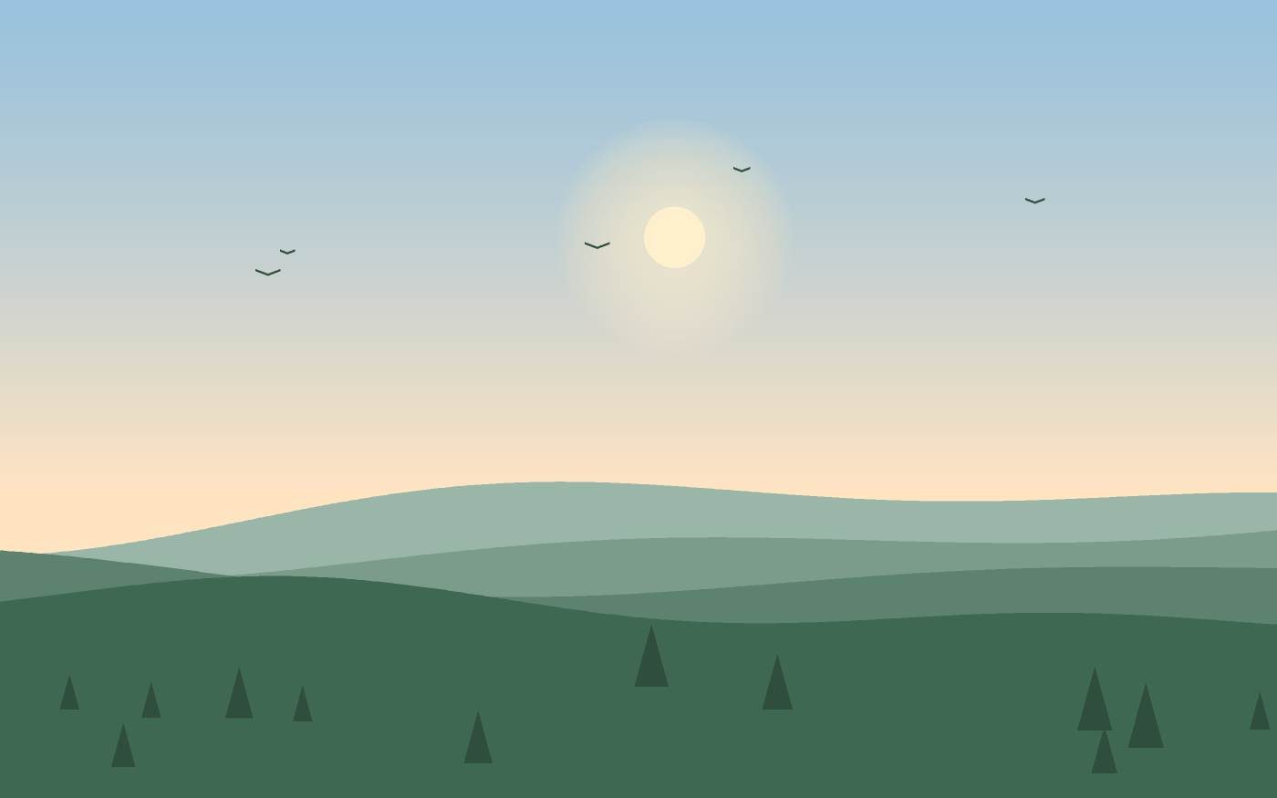Landschaftsillustration