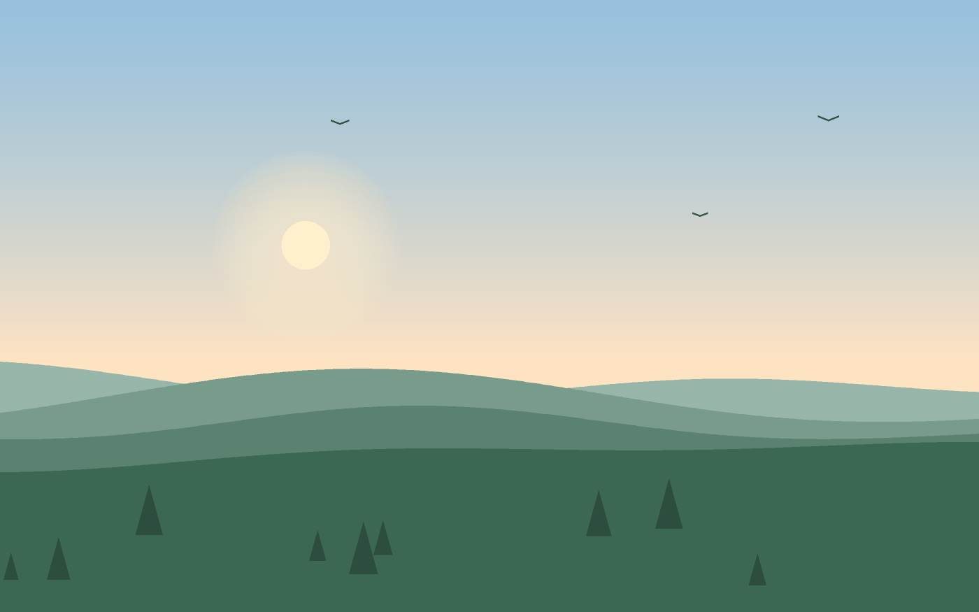 Landschaftsillustration