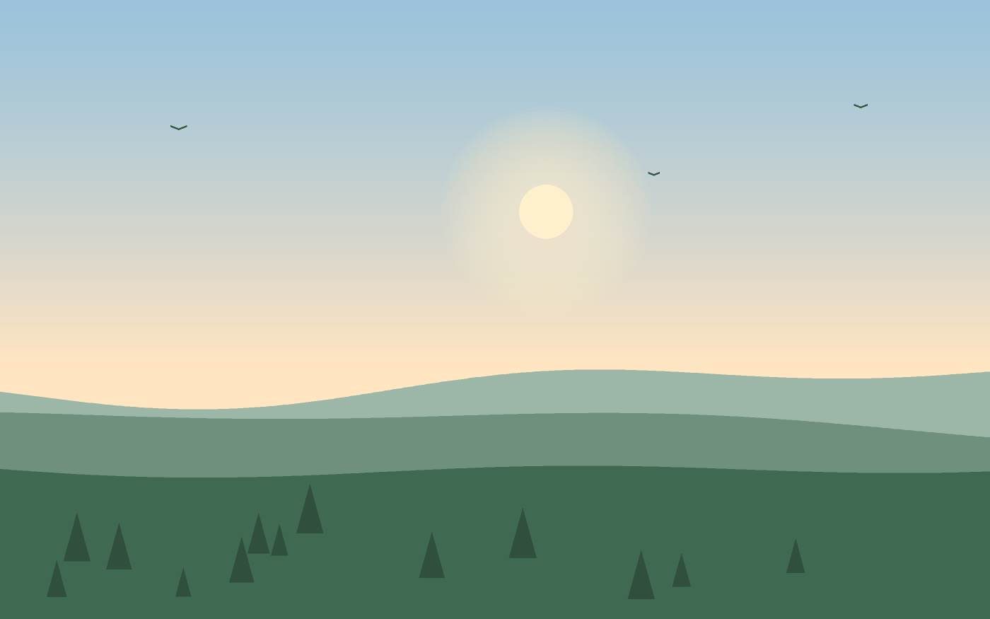 Landschaftsillustration