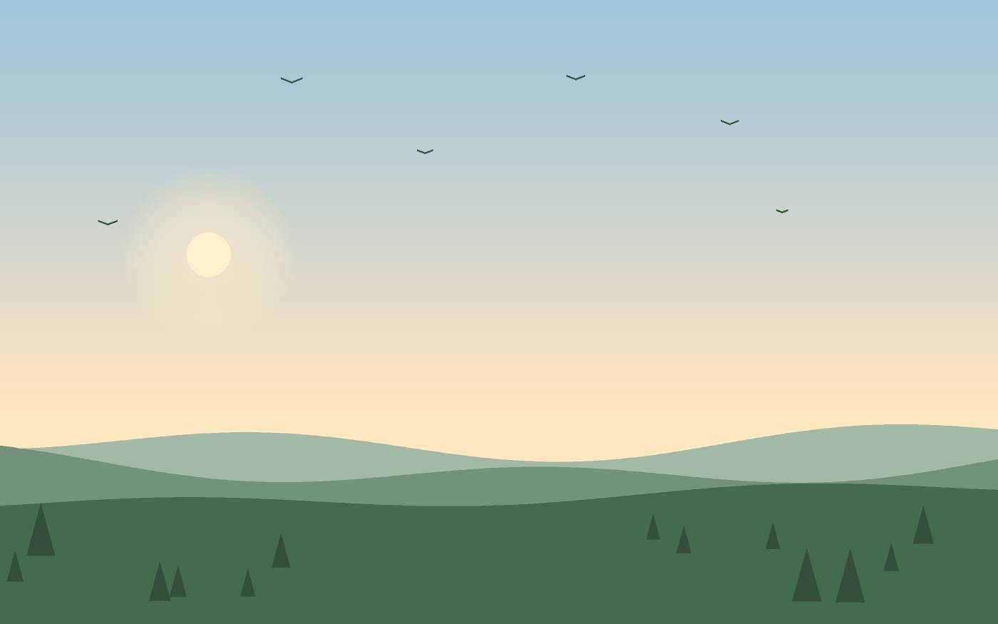 Ilustración de un paisaje