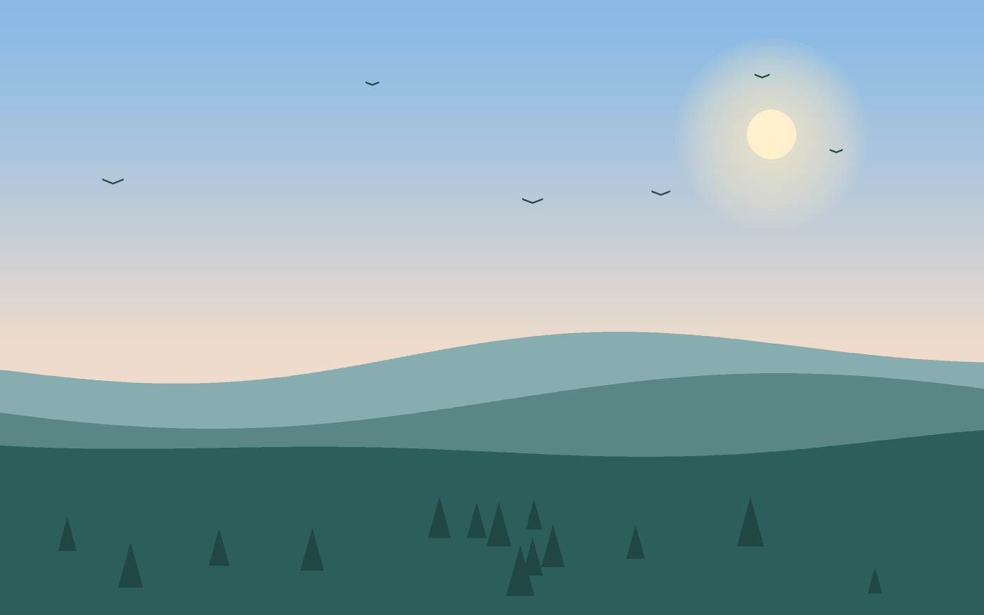 Ilustración de un paisaje