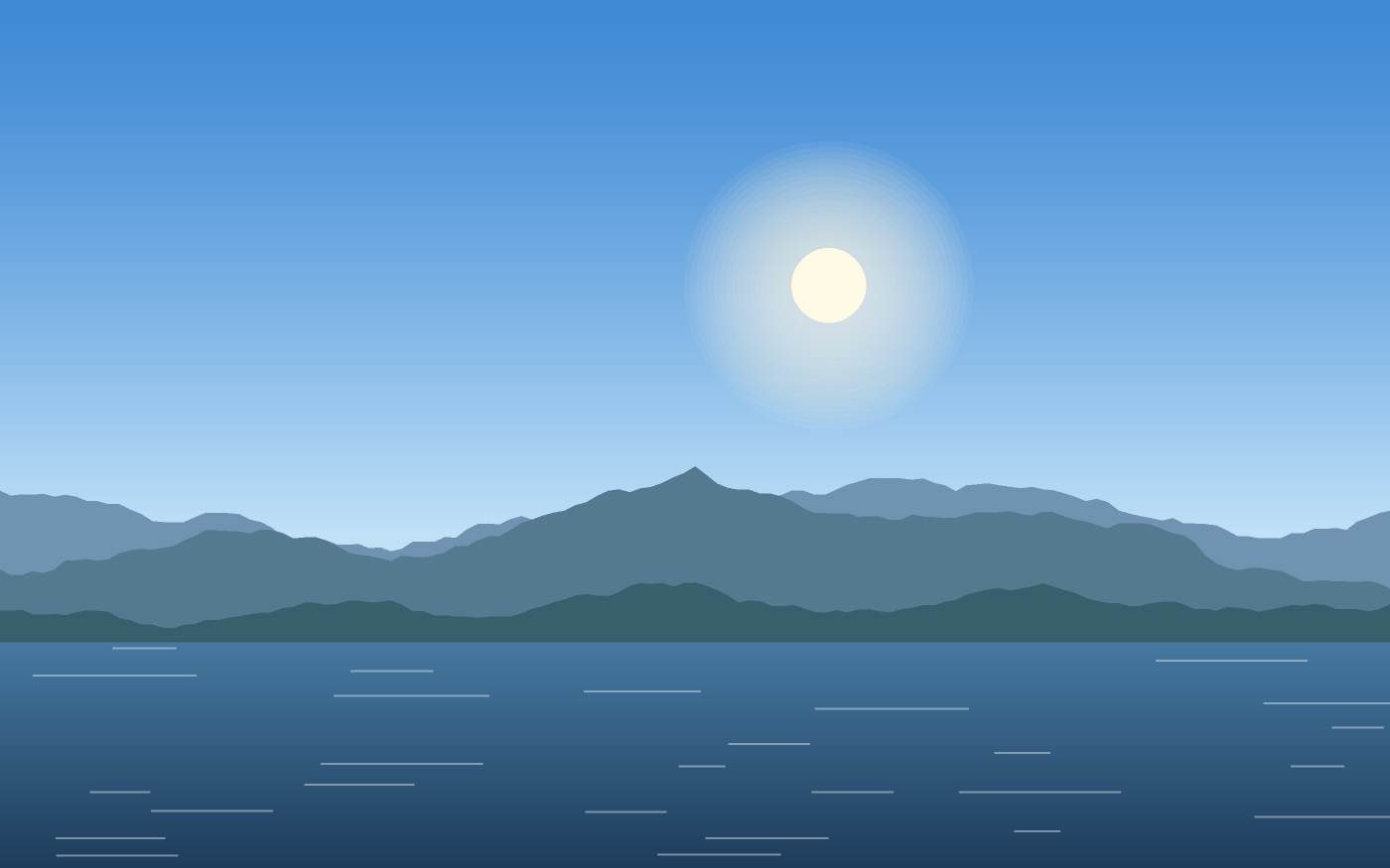 Ilustración de un paisaje