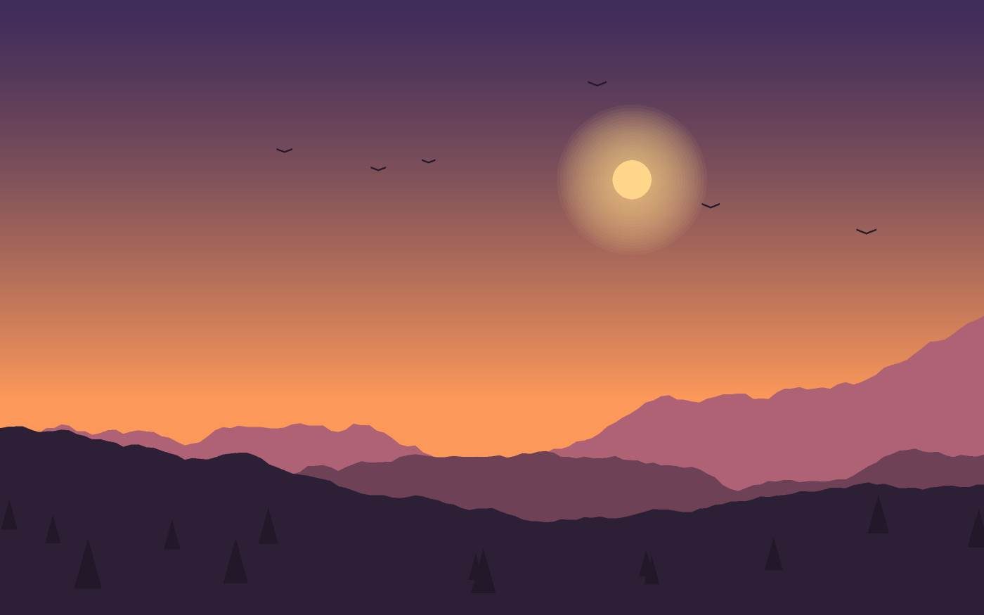 Landschapsillustratie