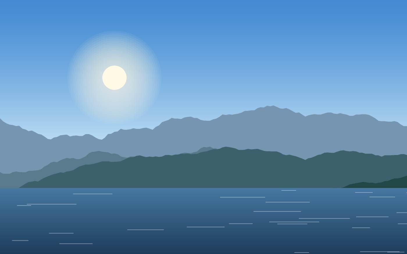 Landschapsillustratie