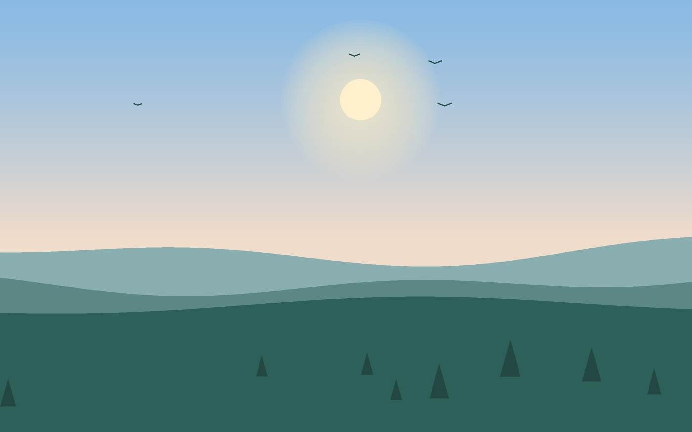Ilustracja krajobrazu