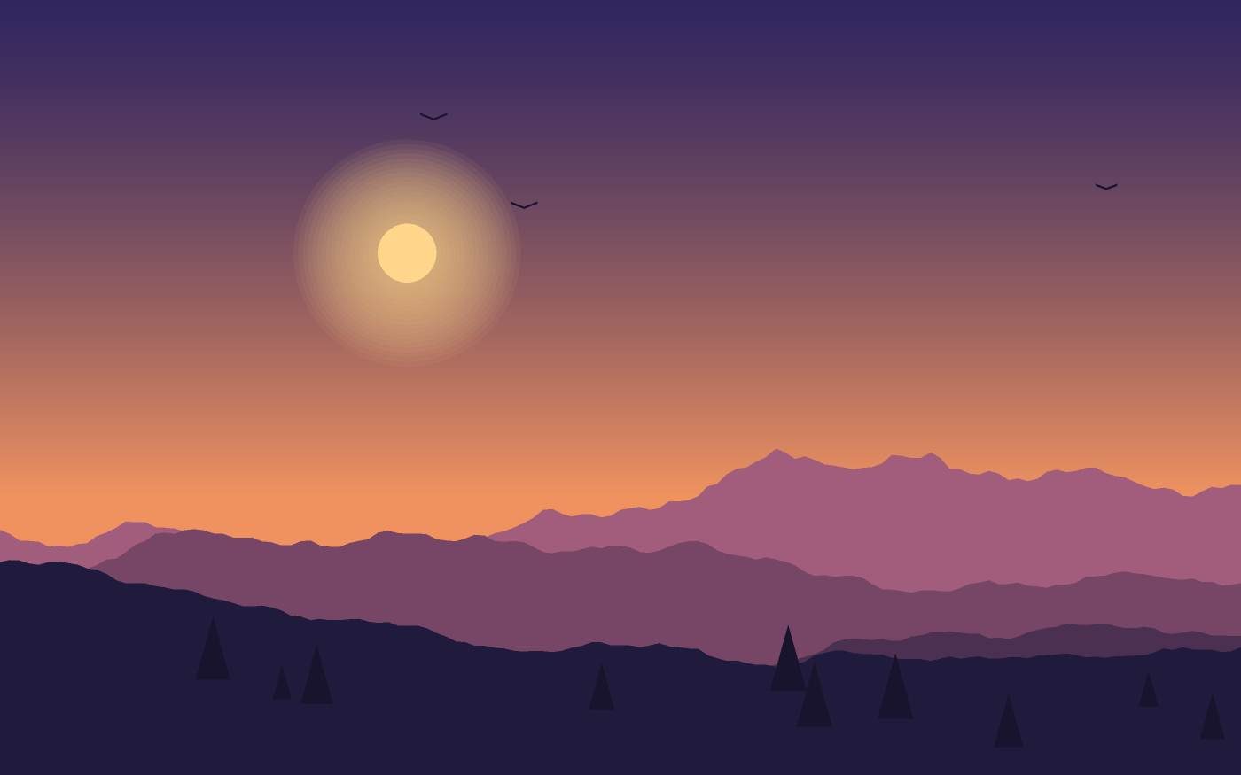 Ilustracja krajobrazu