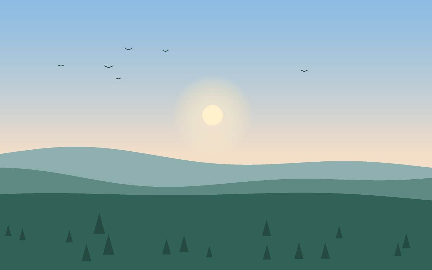 Landskapsillustration