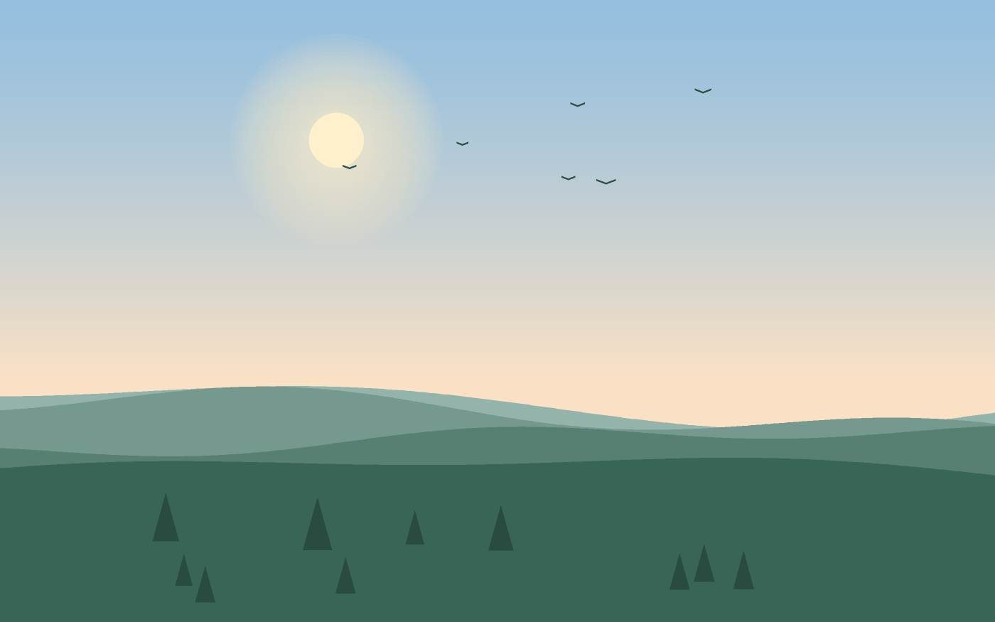 Landskapsillustration